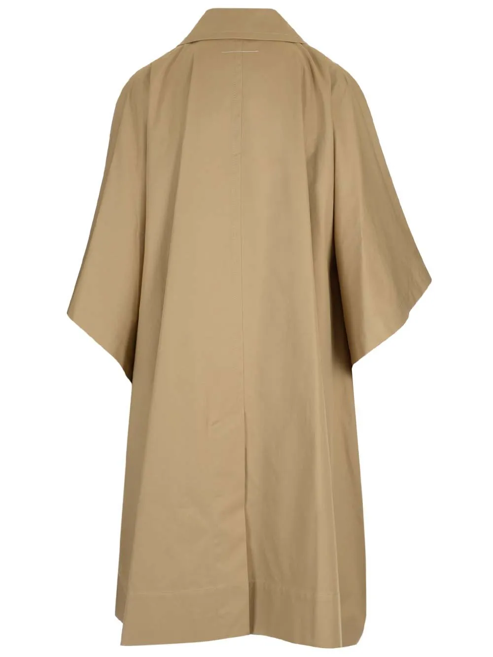 Collared Button-Up Cape Coat