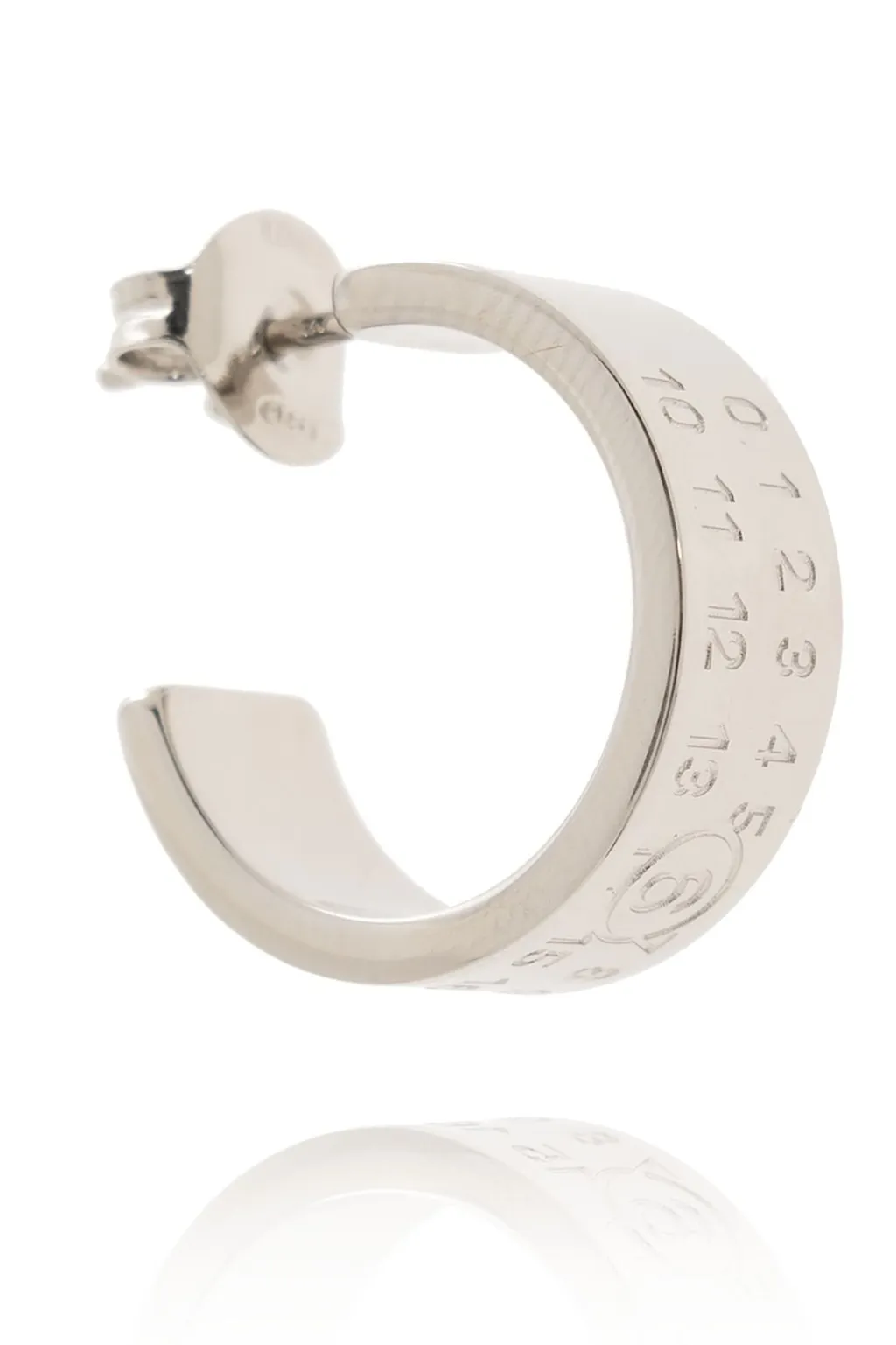 Logo Engraved Hoop Earrings