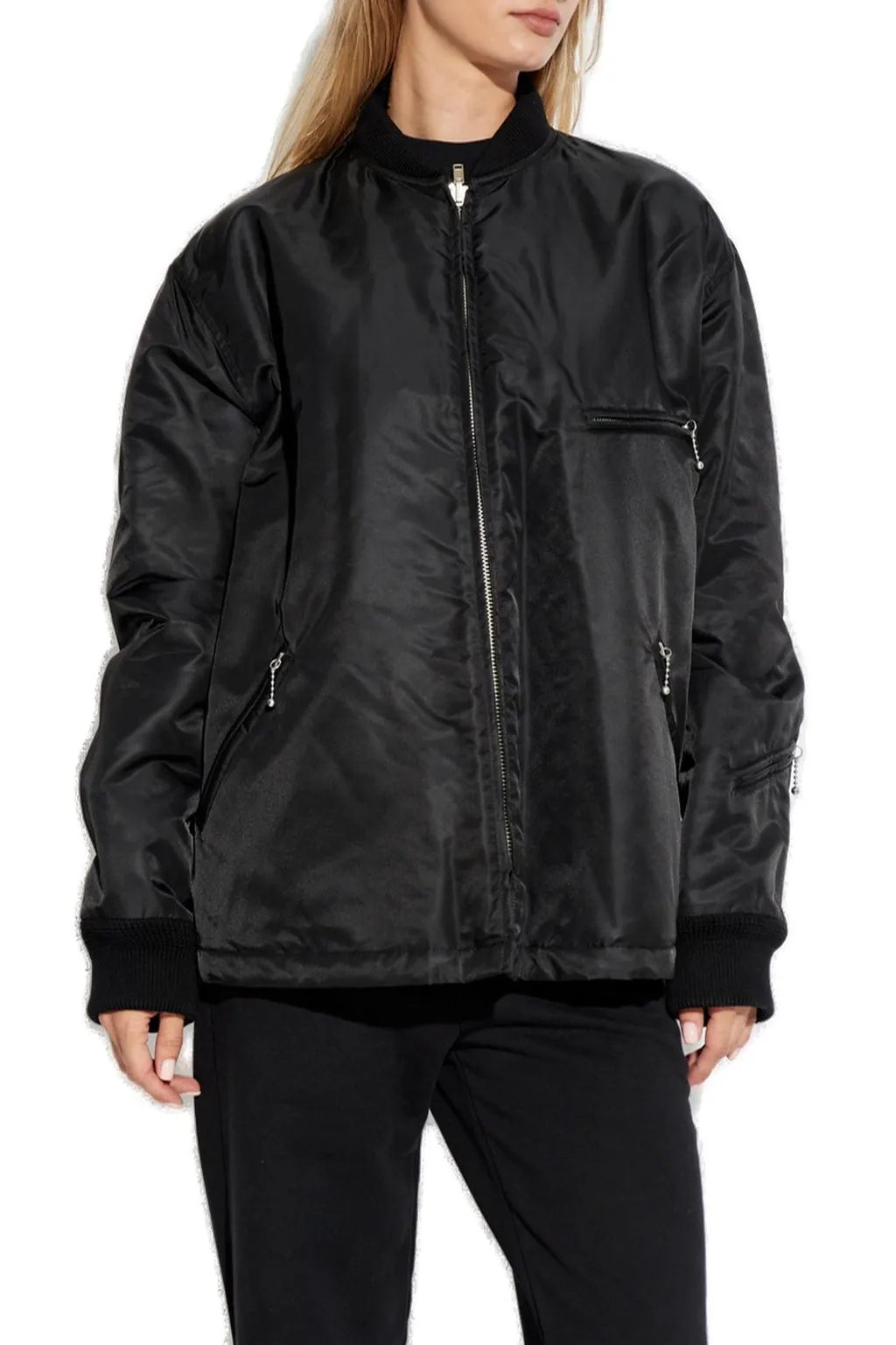Loose Fit Bomber Jacket