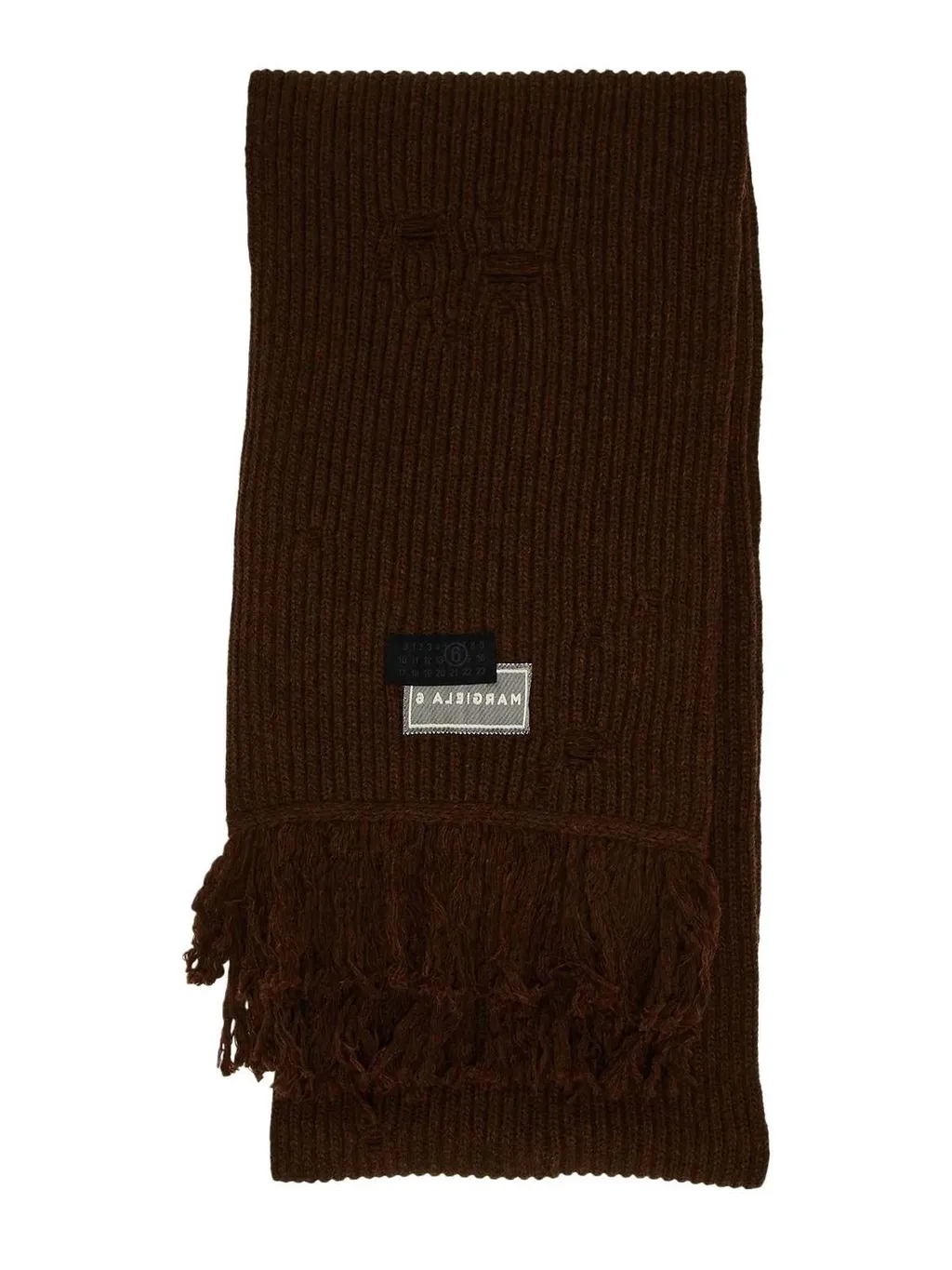 Distressed Fringed Scarf