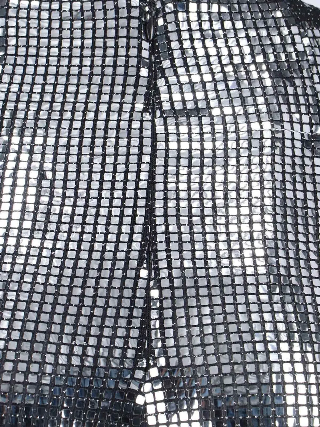 High-Waisted Sequinned Trousers