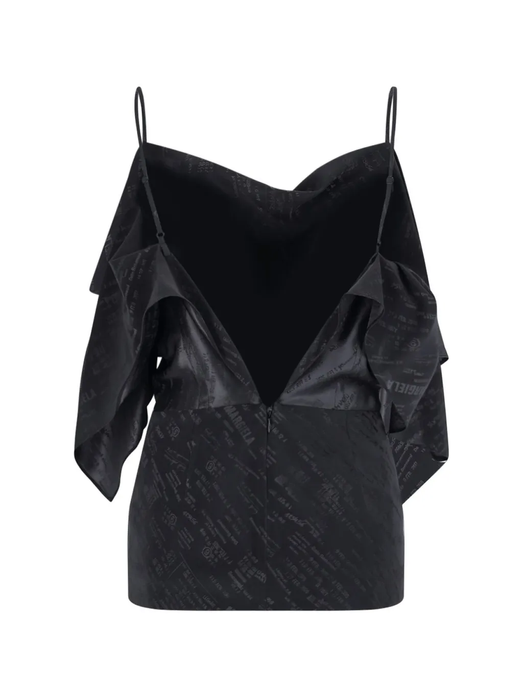Folded Jacquard Top