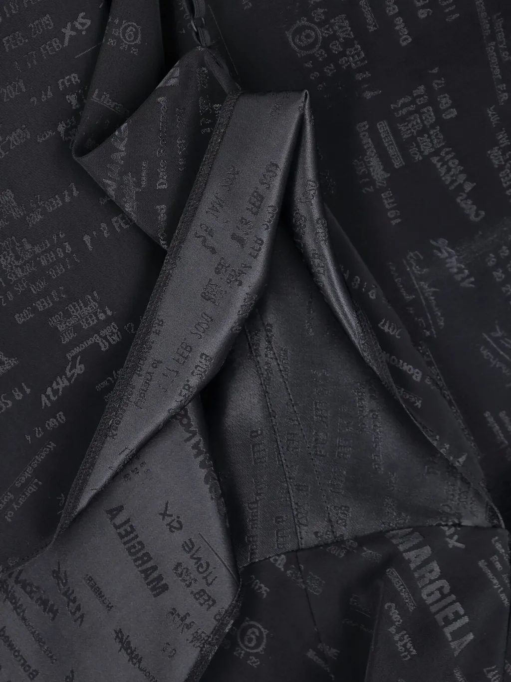 Folded Jacquard Top