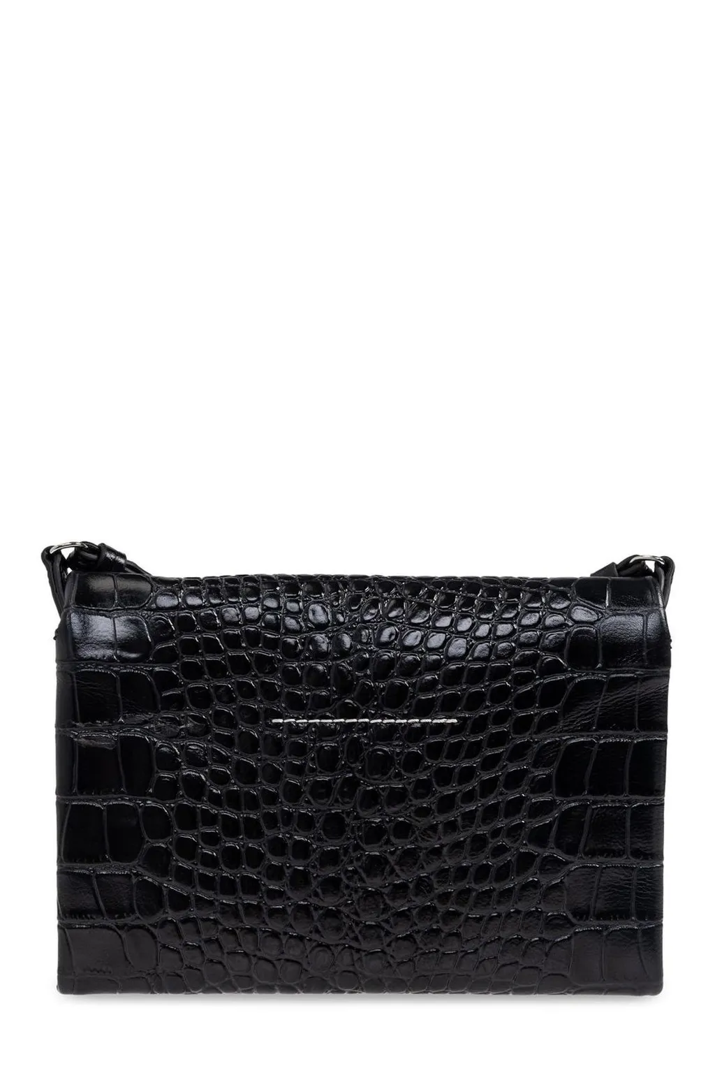 Embossed Logo Patch Shoulder Bag