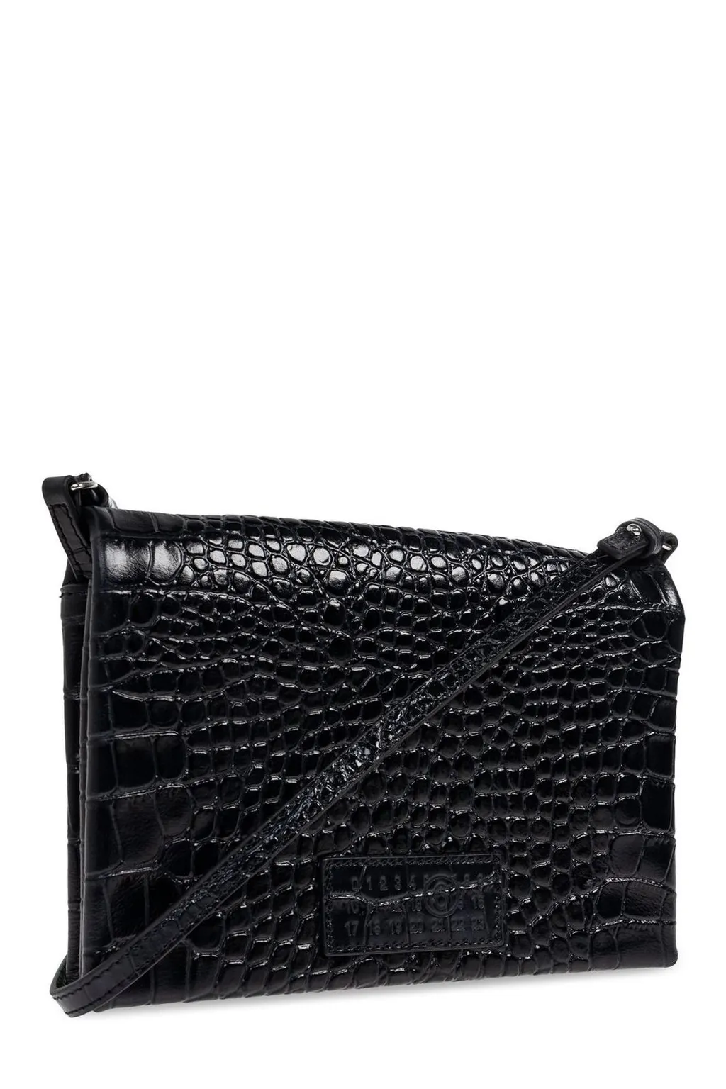 Embossed Logo Patch Shoulder Bag