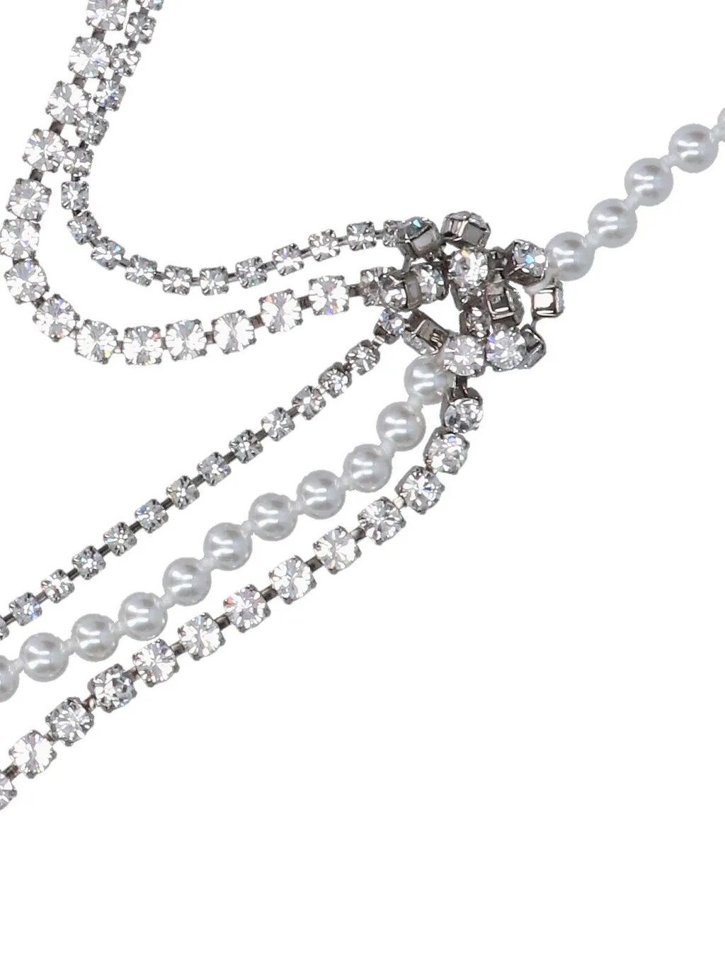 Logo Charm Embellished Necklace