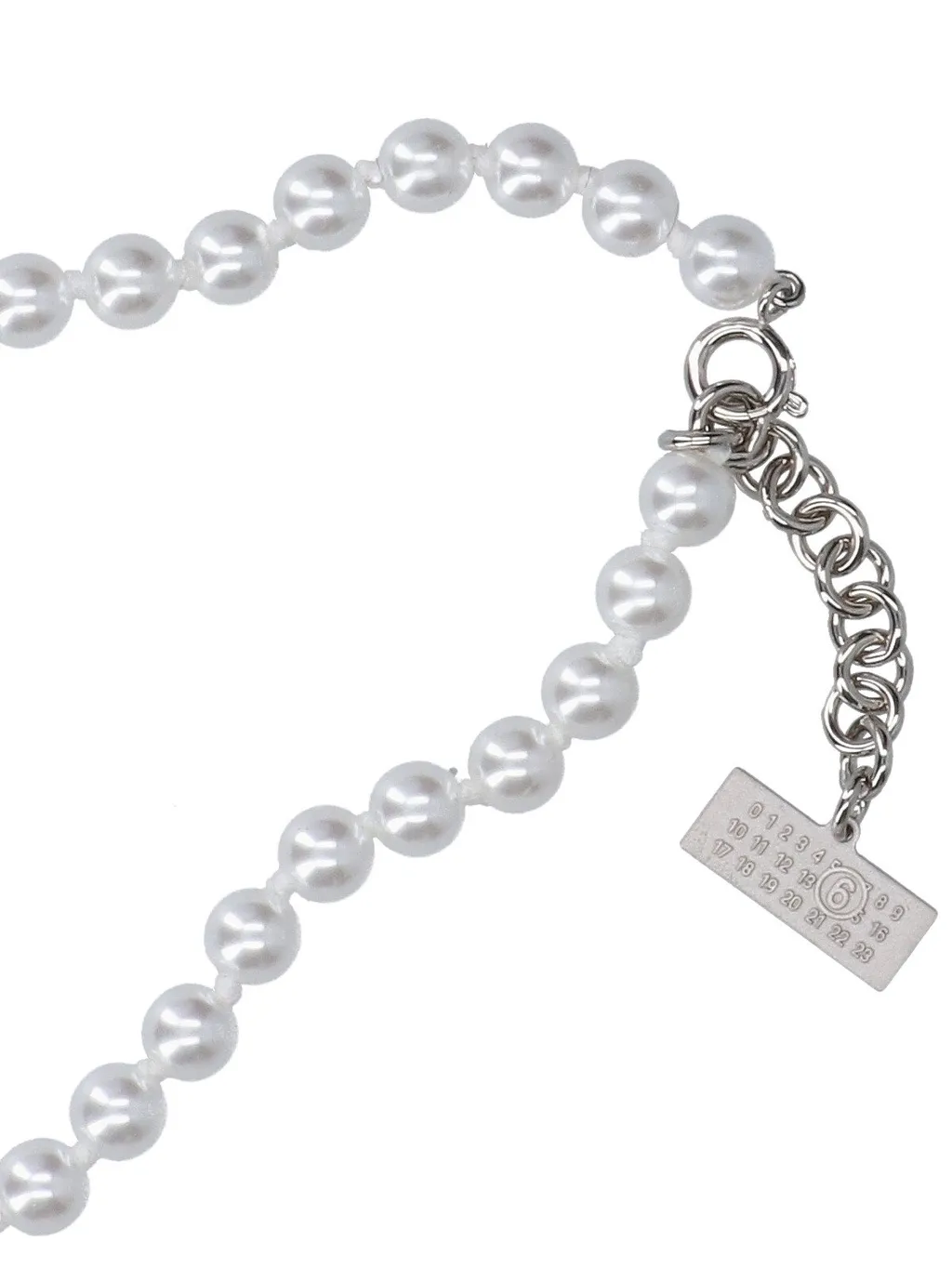 Logo Charm Embellished Necklace