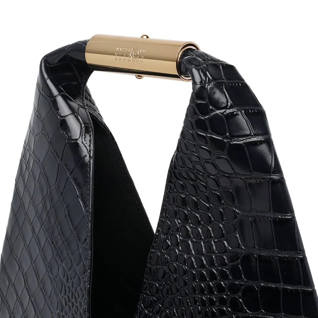Japanese Embossed Medium Shoulder Bag