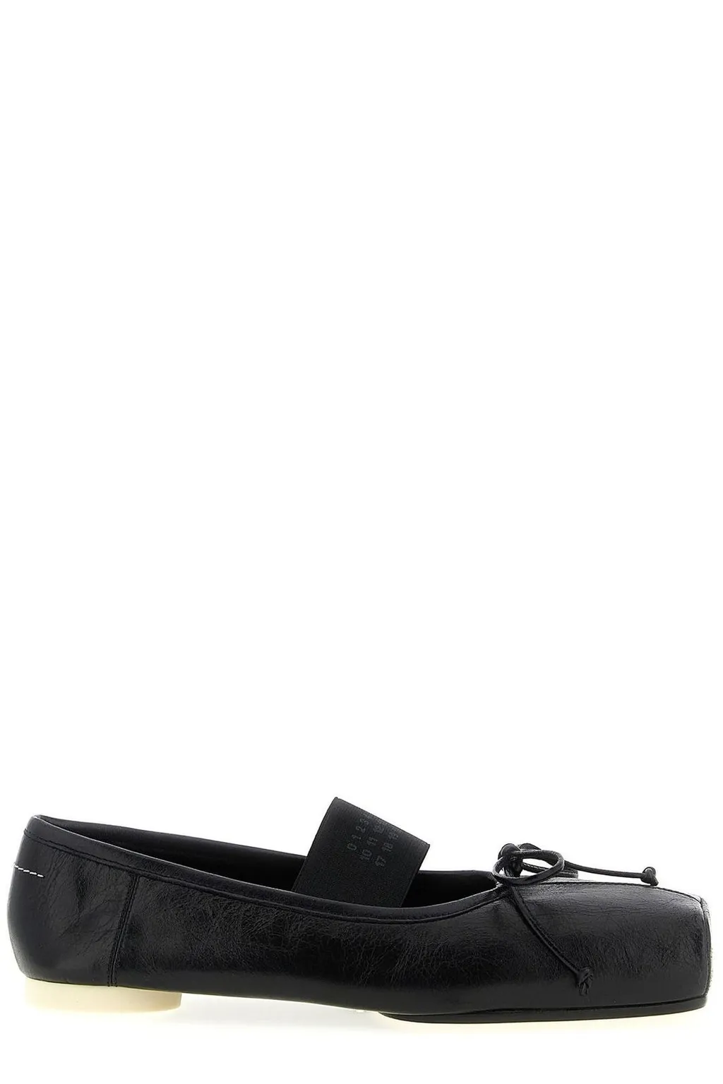 Tonal Stitch Bow Ballet Flats