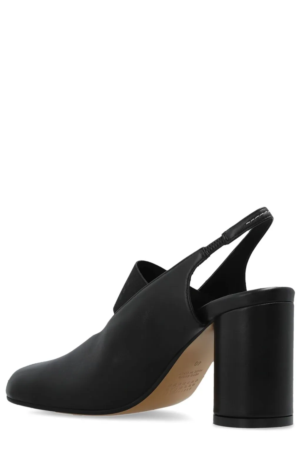 Open-Toe Slingback Heeled Sandals