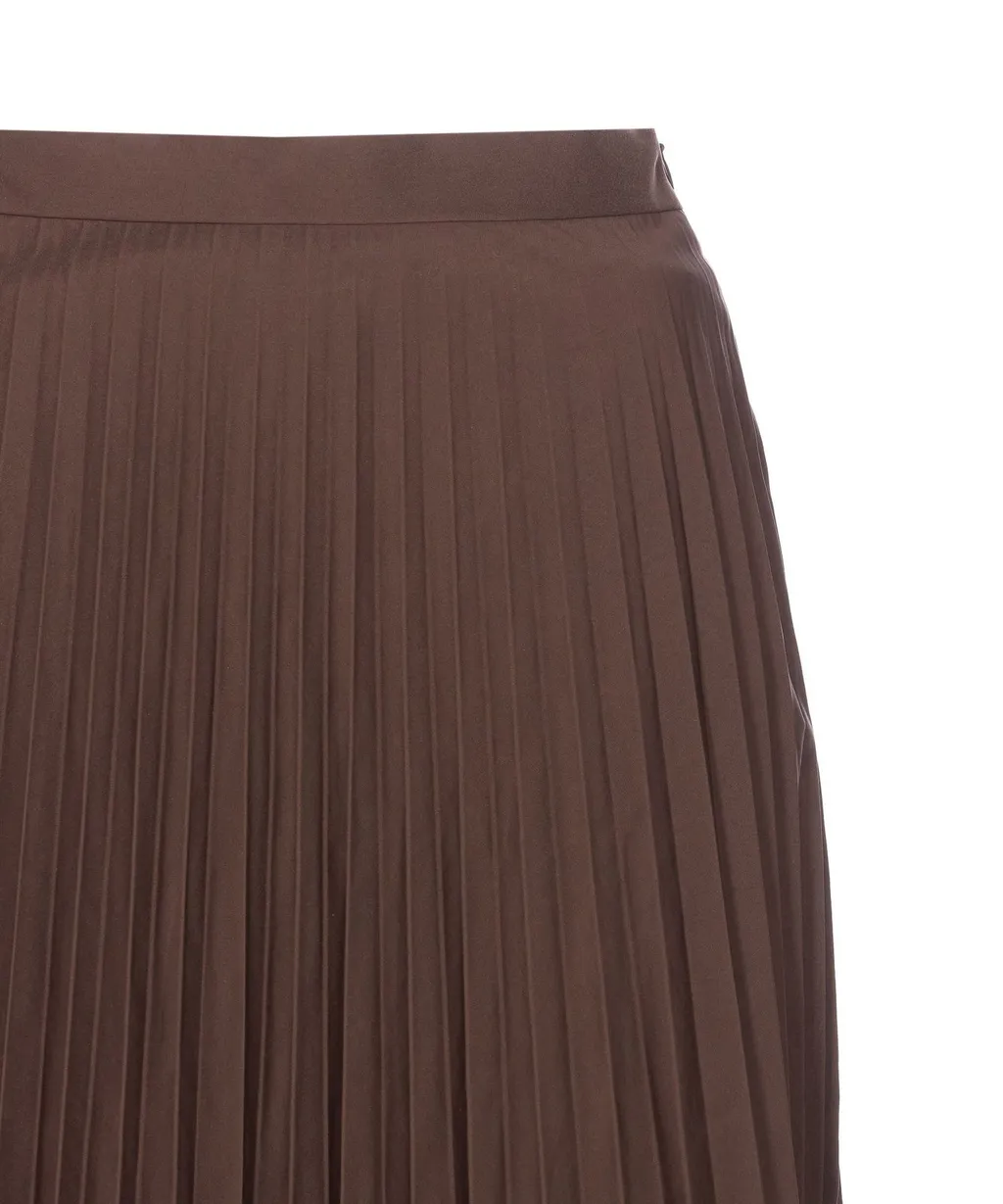 Pleated Midi Skirt