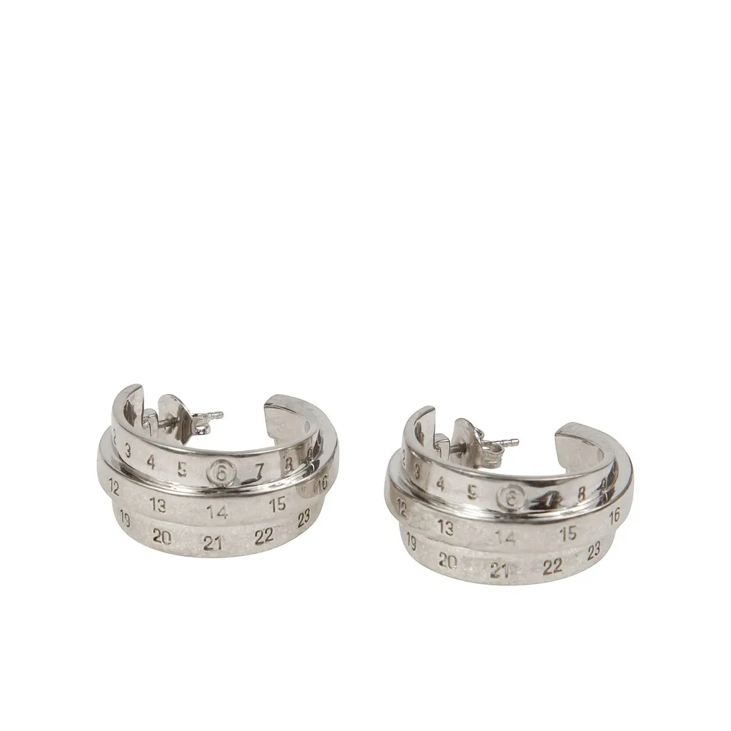 Numeric Cuff Earrings