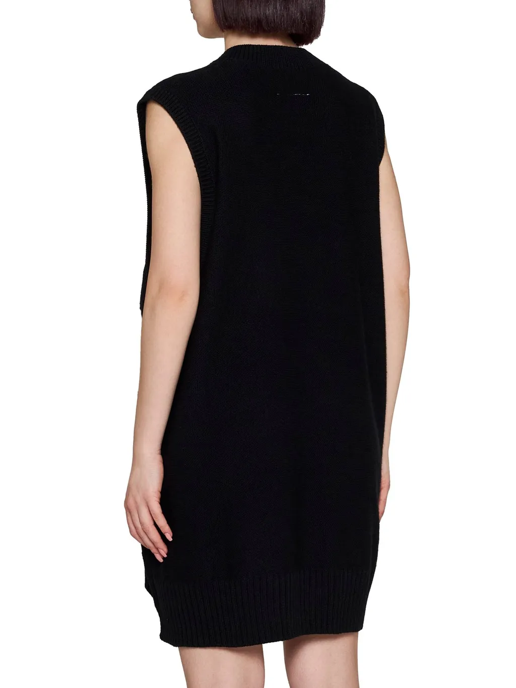 V-Neck Sleeveless Mini Dress