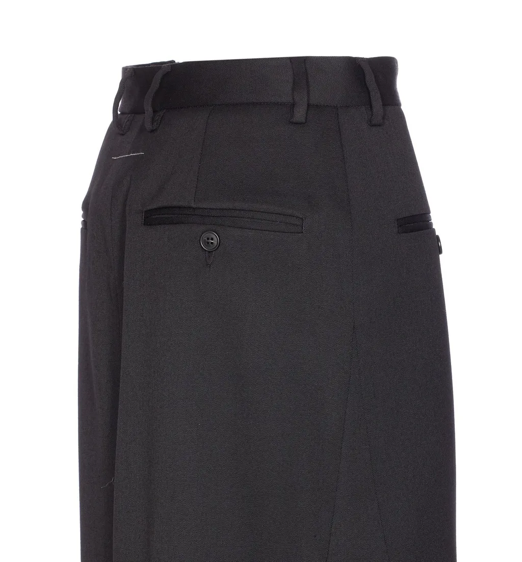 High-Waisted Midi Skirt