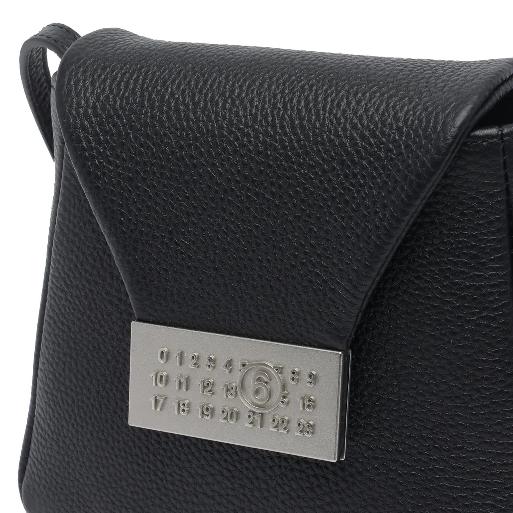 Numeric Foldover Top Crossbody Bag