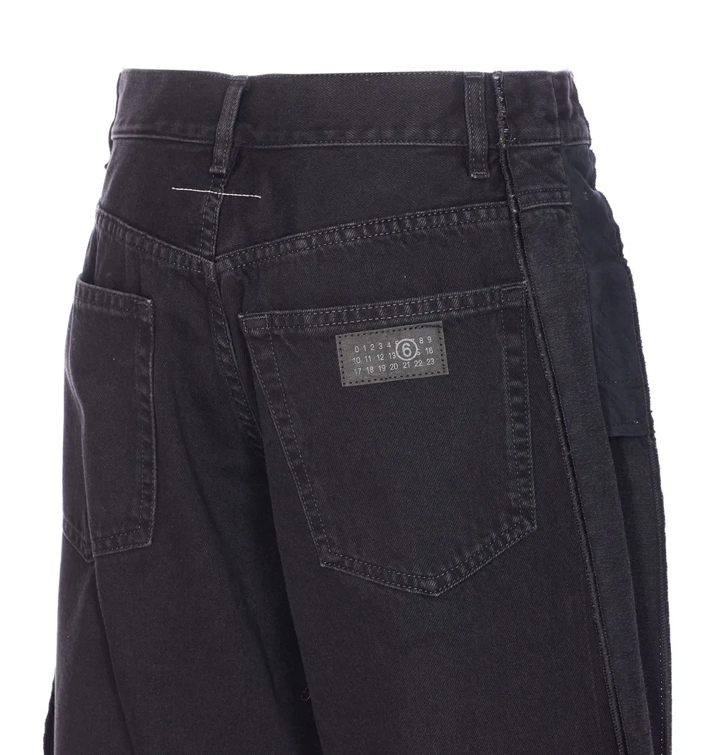 Split-Leg Jeans
