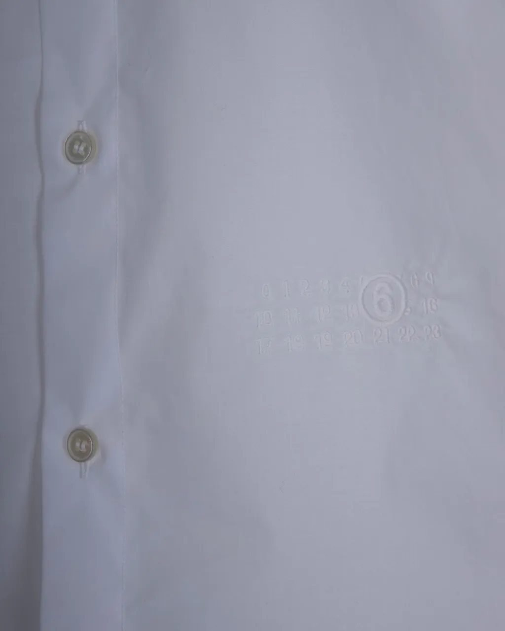 Buttoned Frayed-Hem Shirt