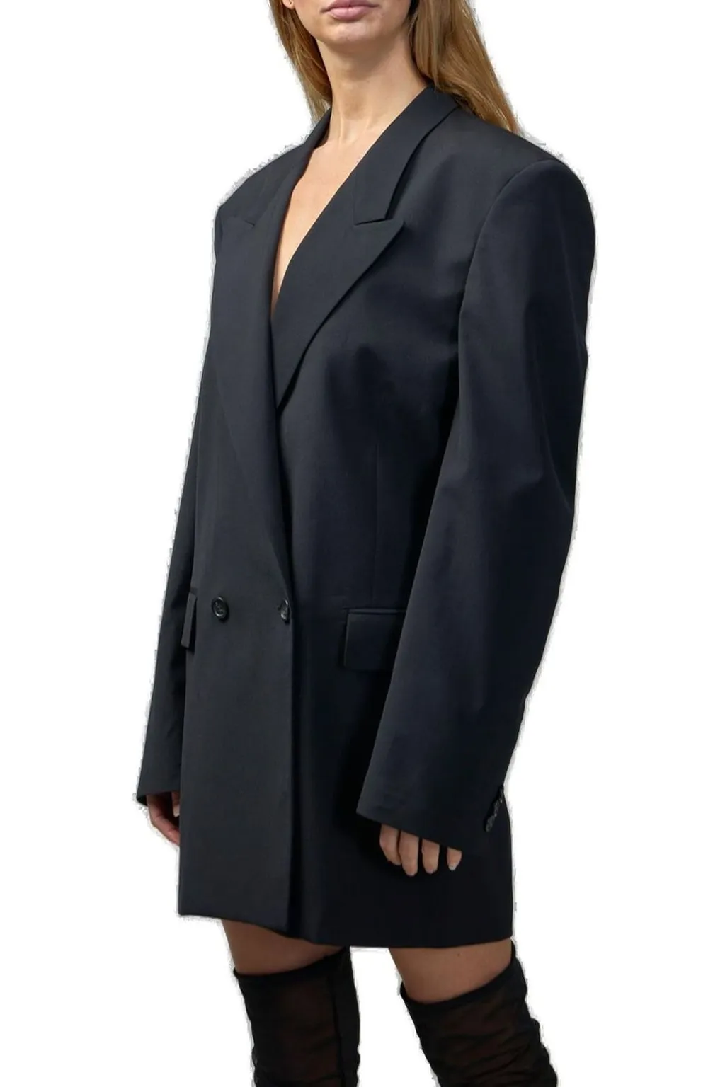 Technical Poplin Blazer Dress
