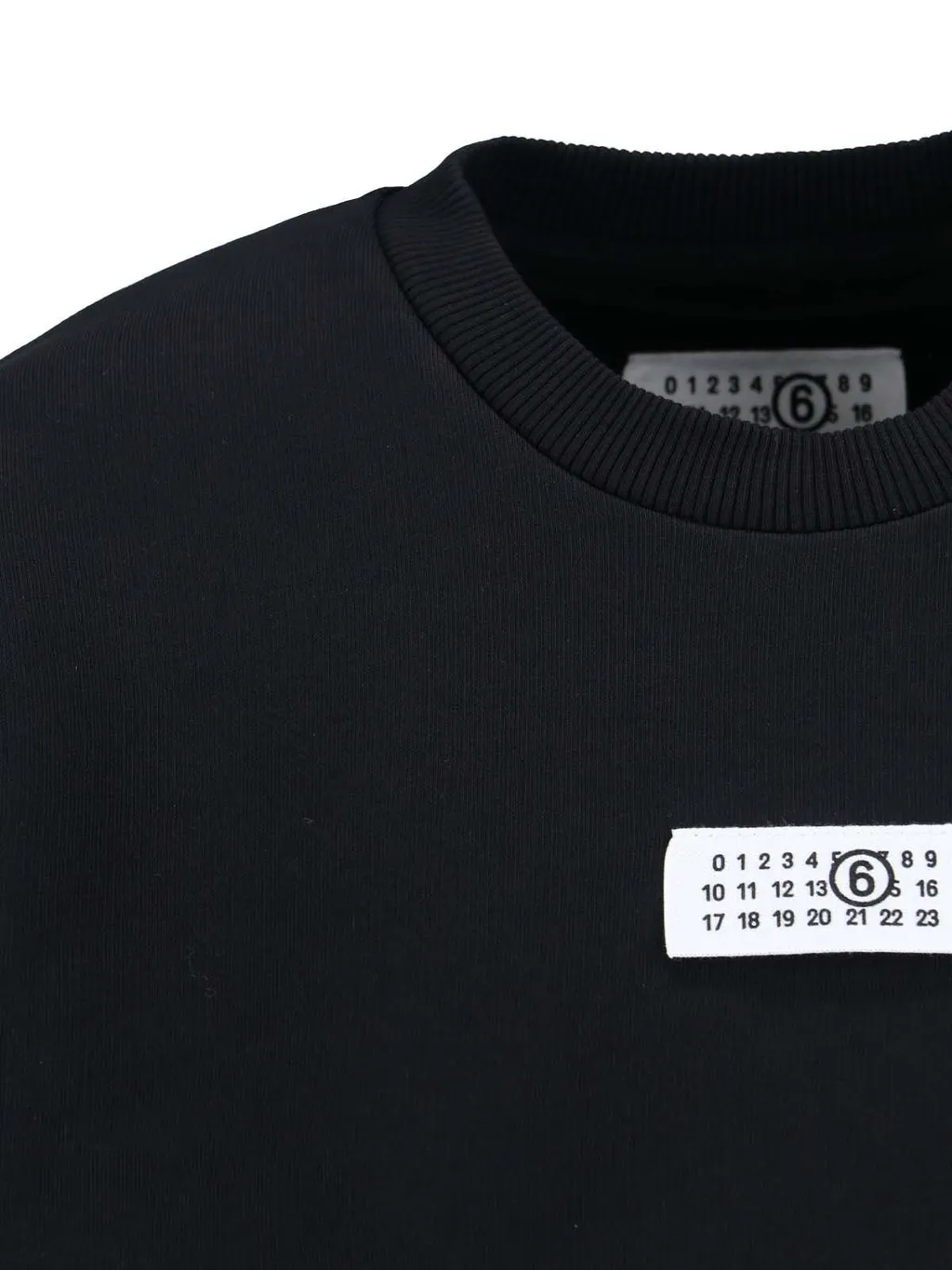 Numbers Detailed Crewneck Sweatshirt