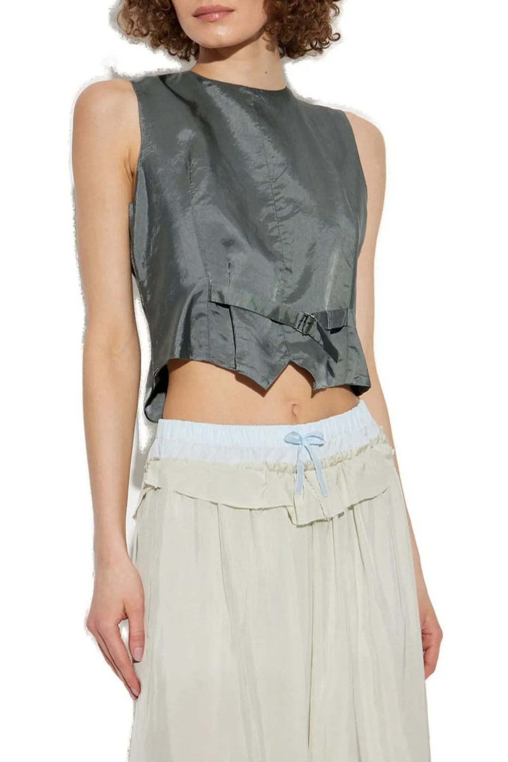 Satin Strapped Waistcoat