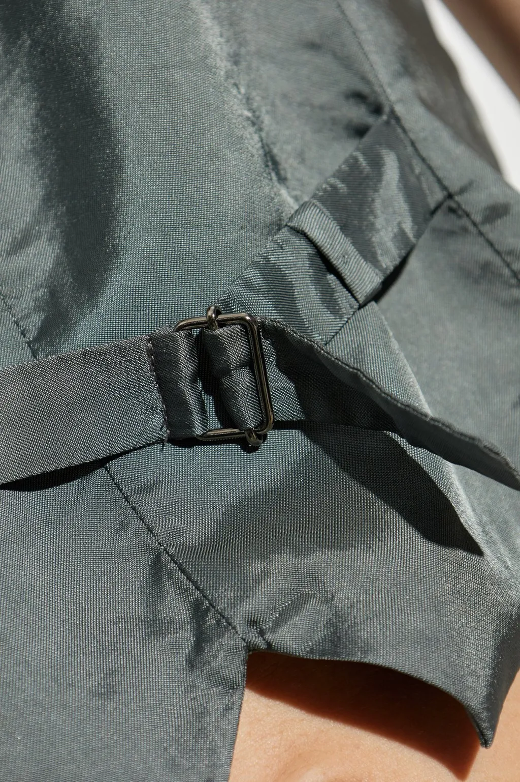 Satin Strapped Waistcoat