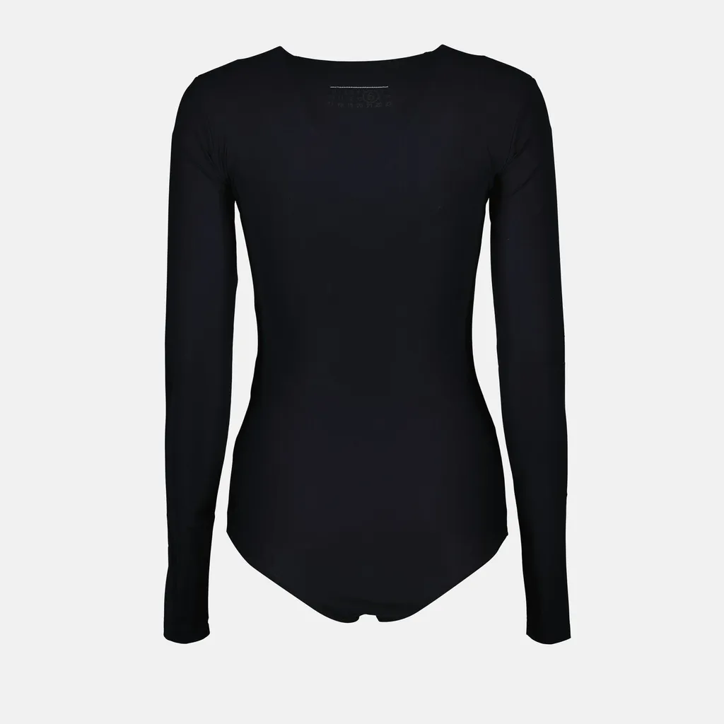 Long-Sleeved Crewneck Bodysuit