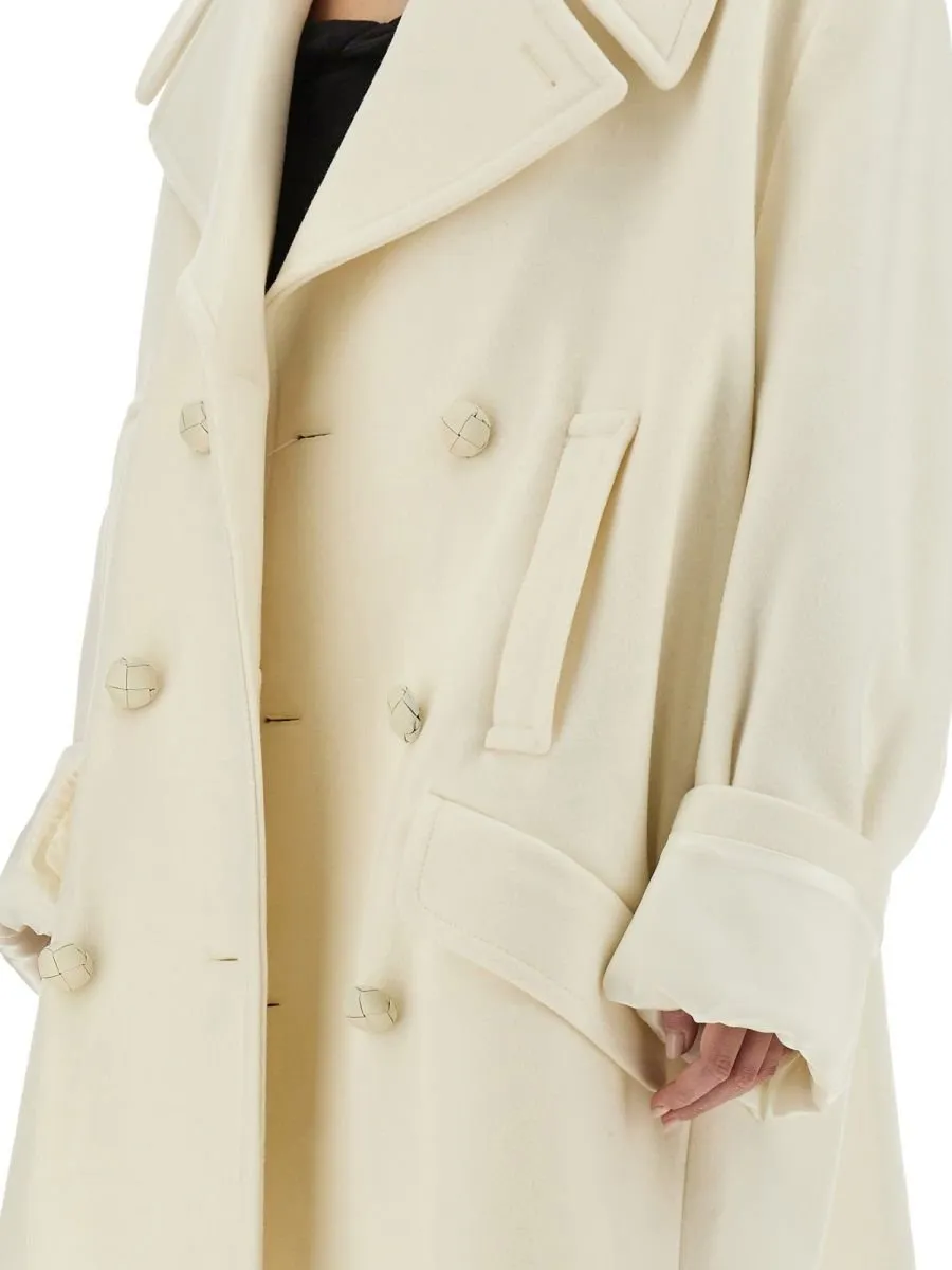 Double-Breasted Oversized Coat