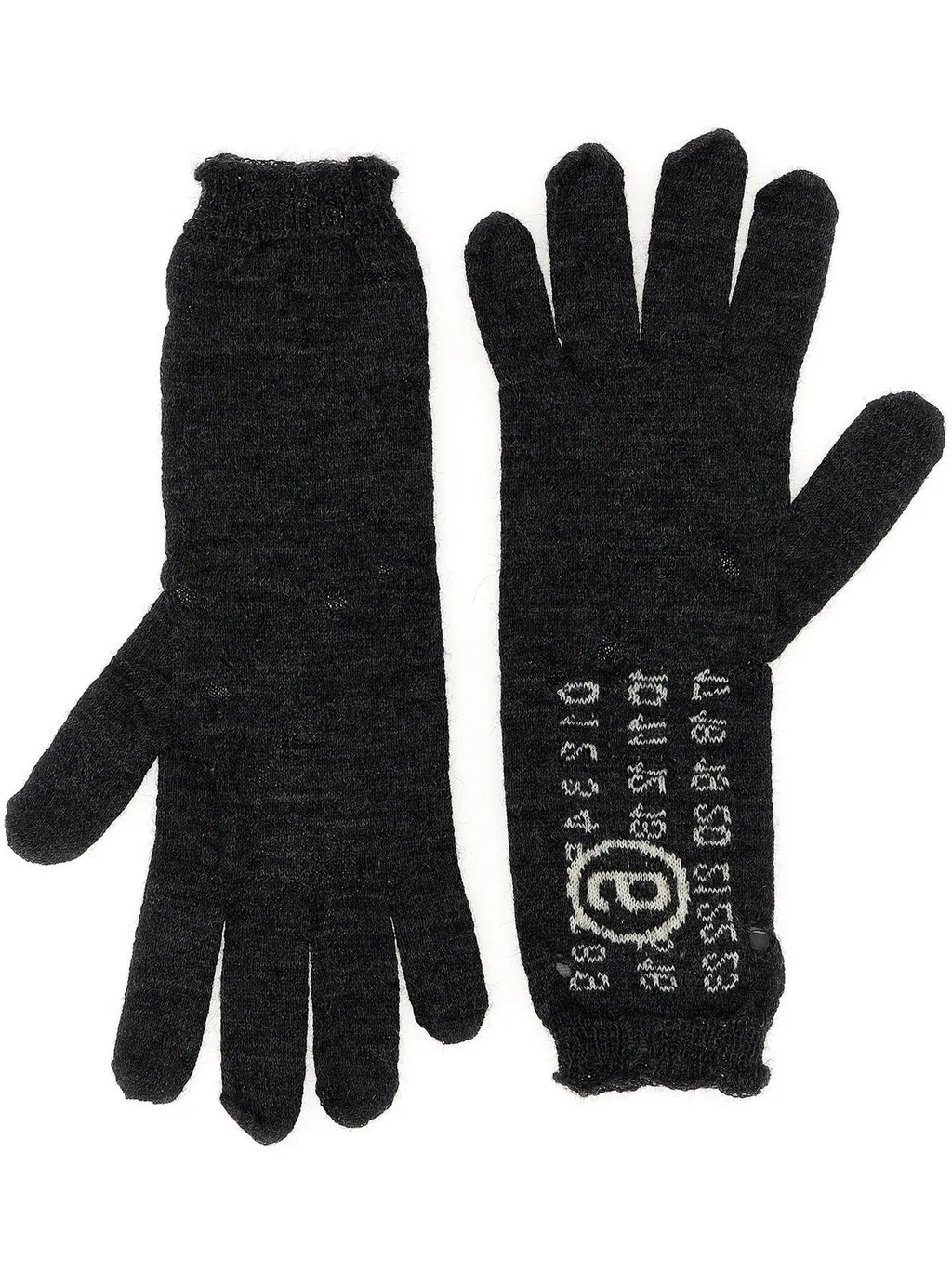 Numbers-Motif Gloves