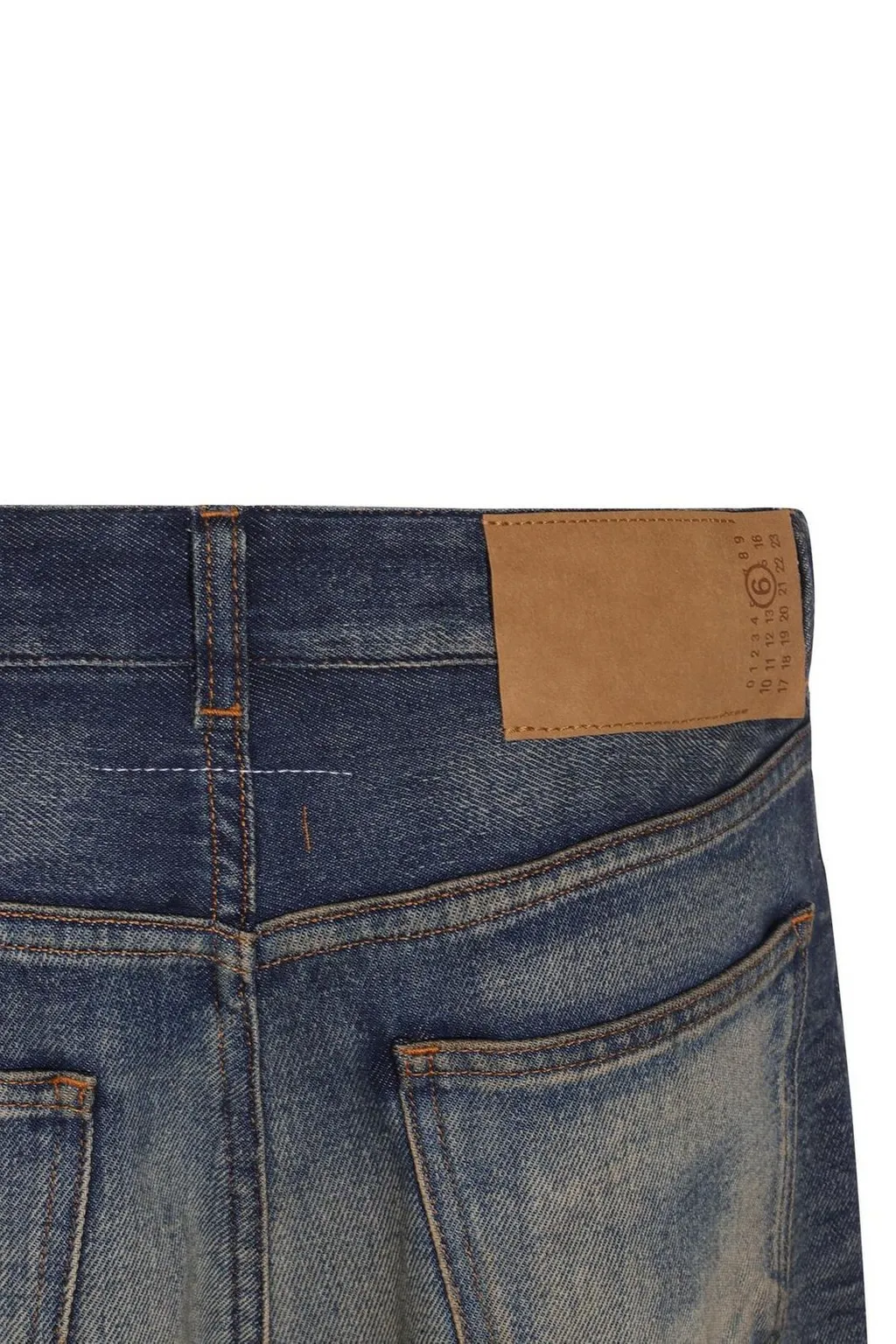 Drawstring Wide-Leg Jeans