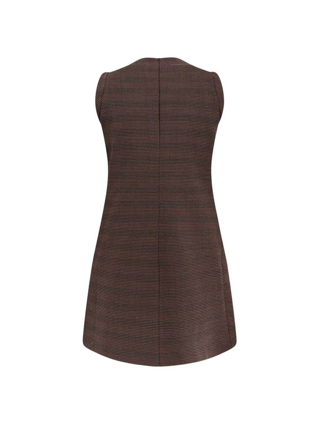 Sleeveless Striped Mini Dress