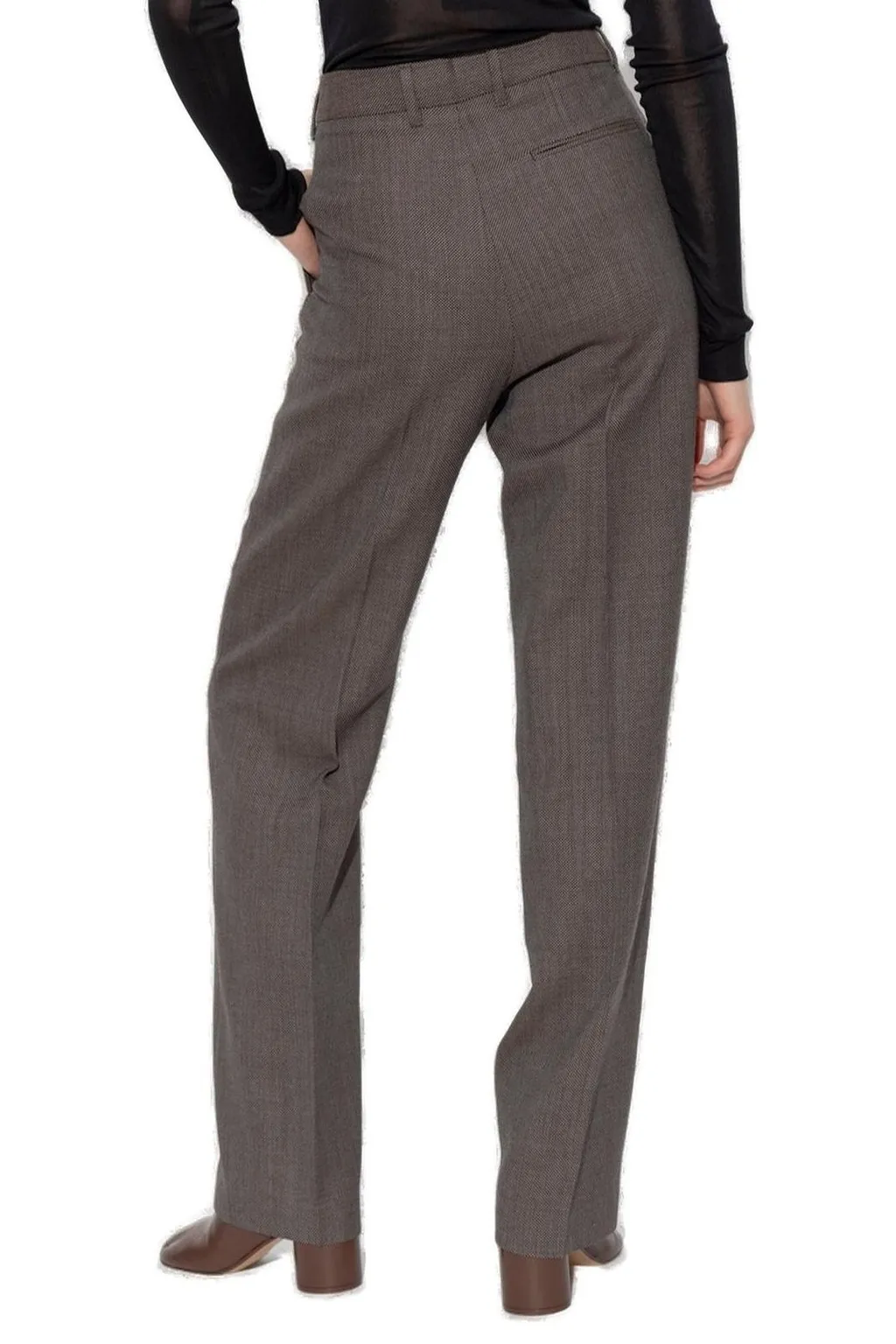 Light Tweed Tailored Trousers