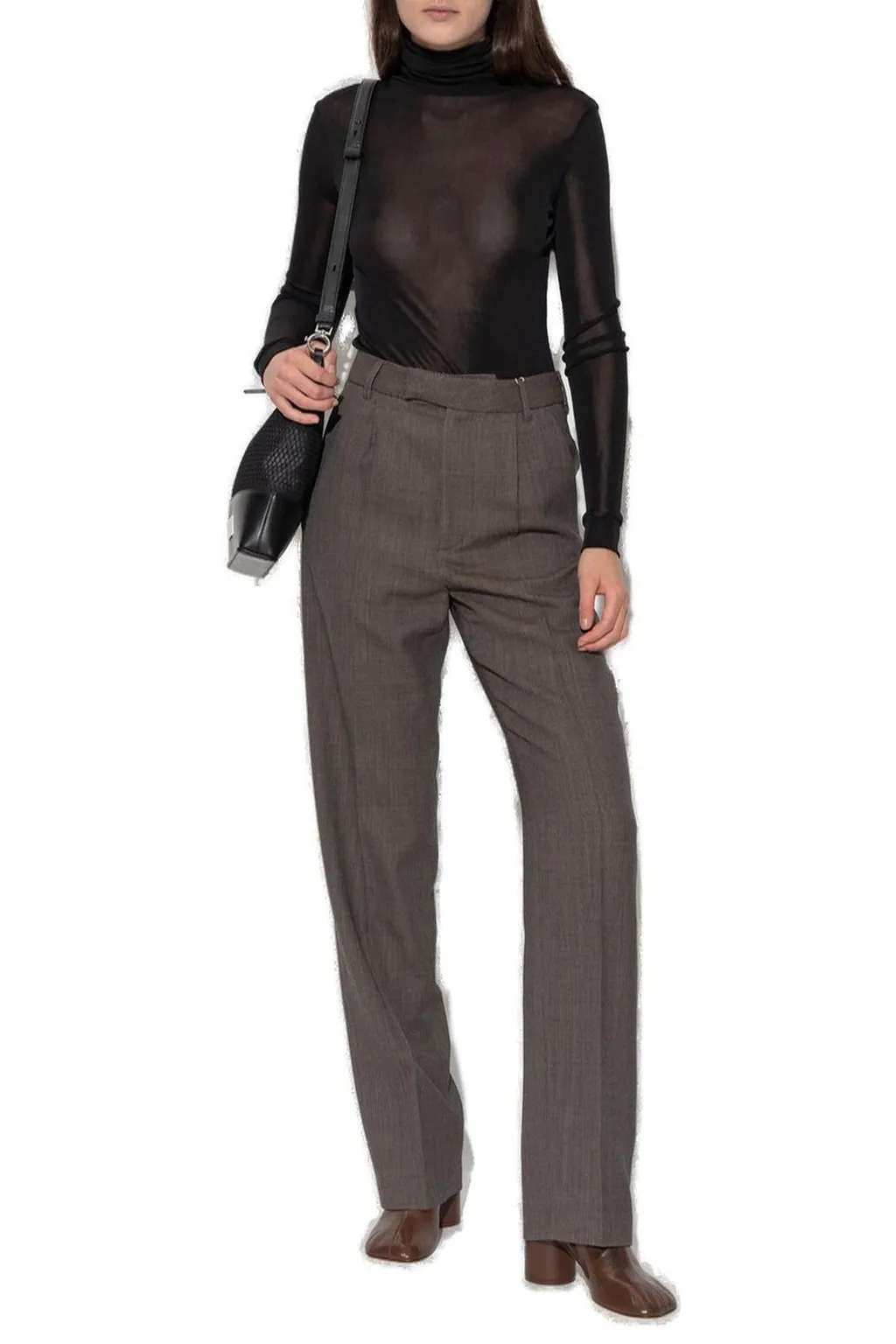 Light Tweed Tailored Trousers