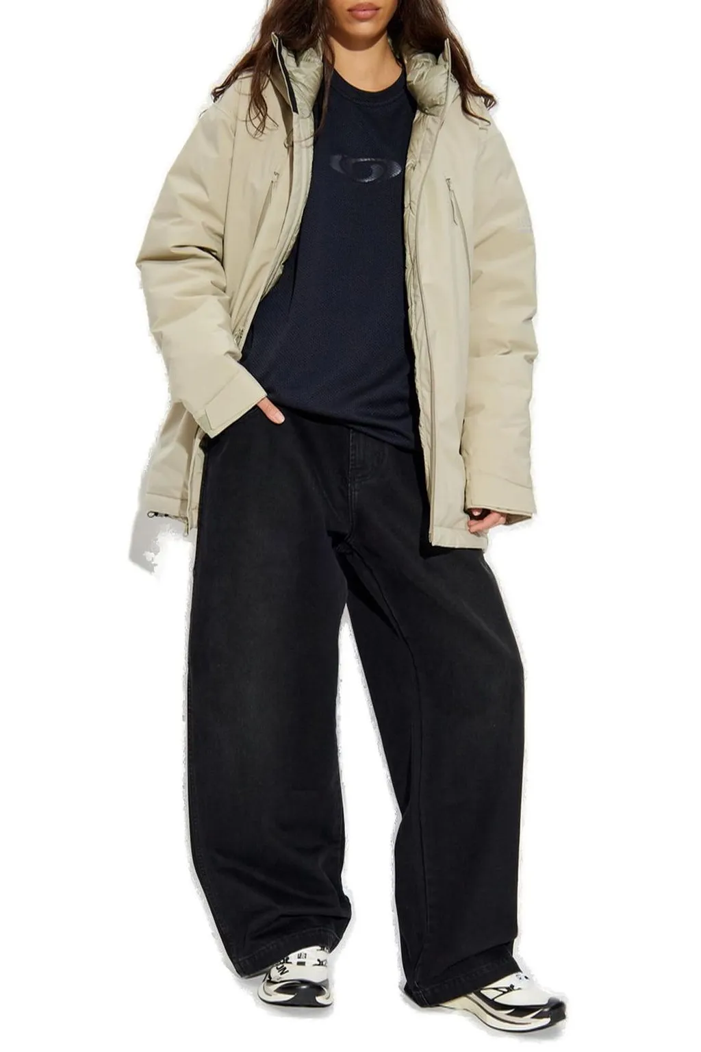 X Salomon Zipped Drawstring Jacket