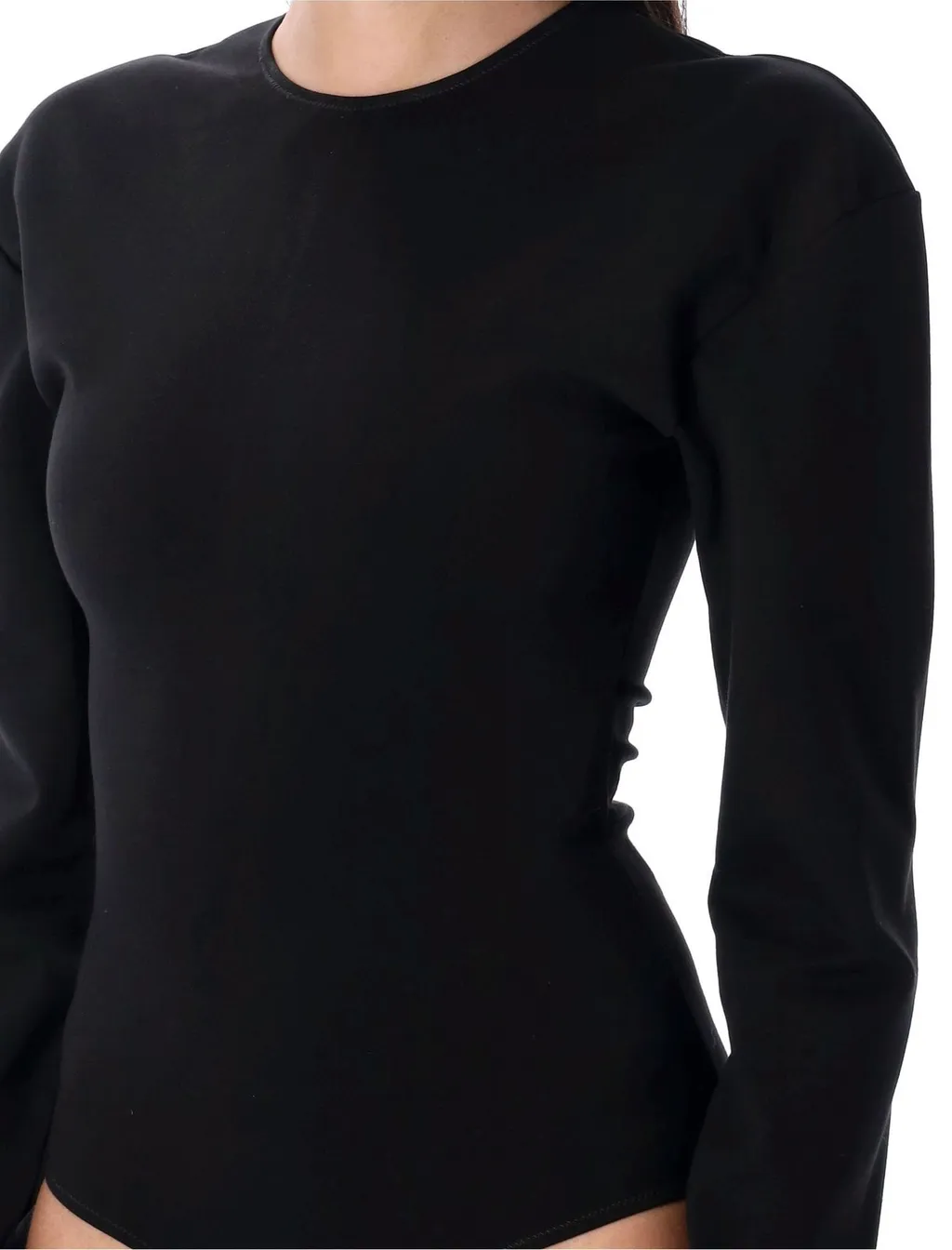 Long-Sleeved Crewneck Bodysuit
