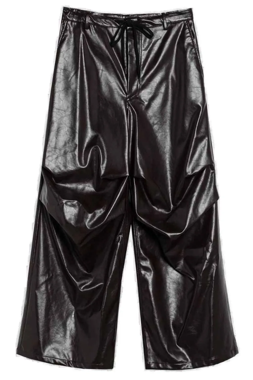 Drawstring Draped Trousers