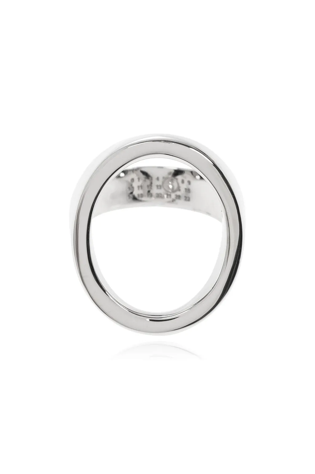 Minimal Logo Cut-Out Detailed Ring