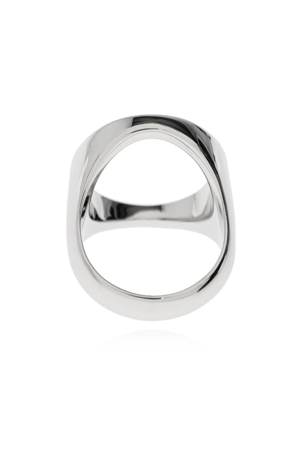 Minimal Logo Cut-Out Detailed Ring