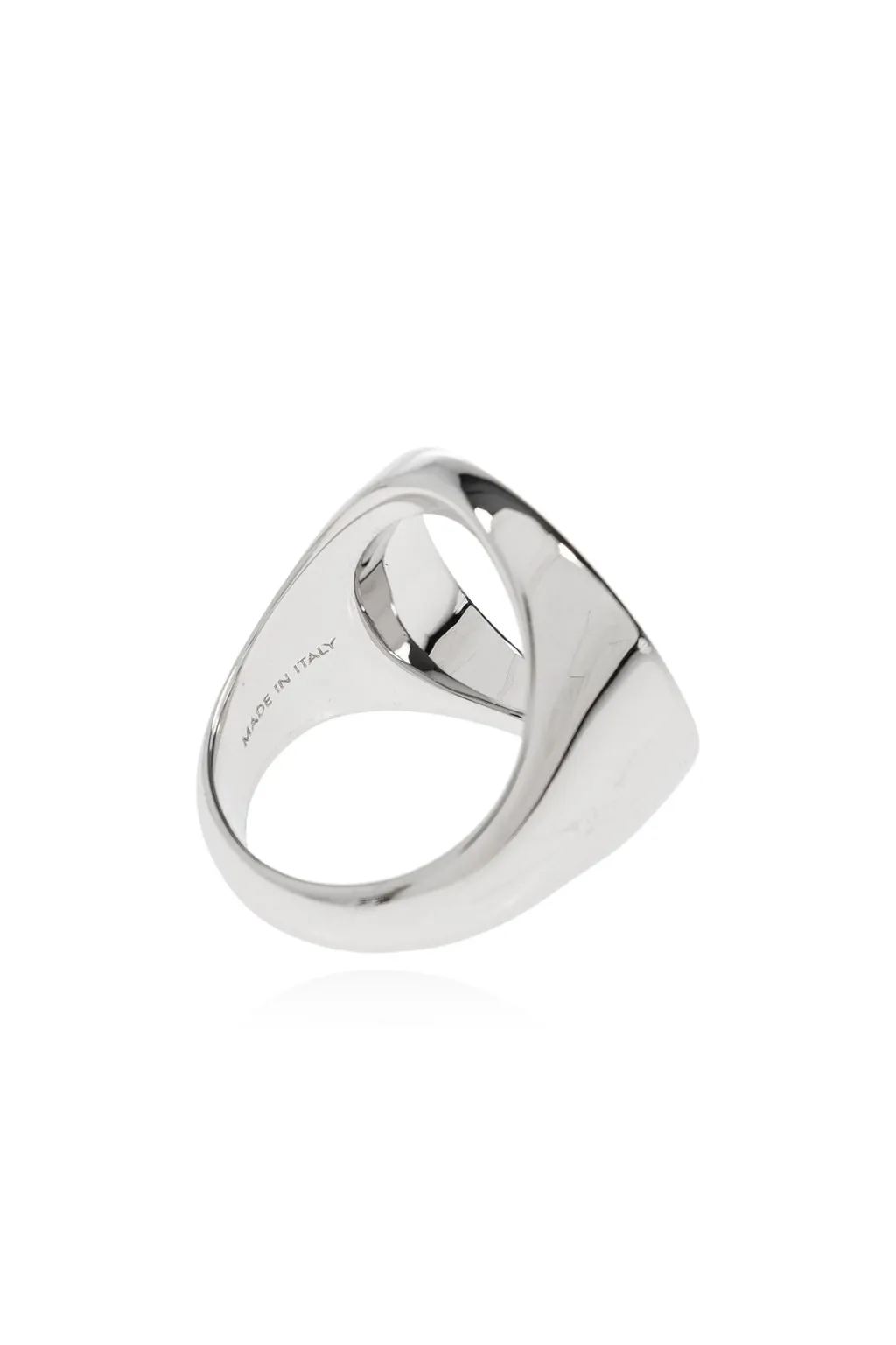 Minimal Logo Cut-Out Detailed Ring