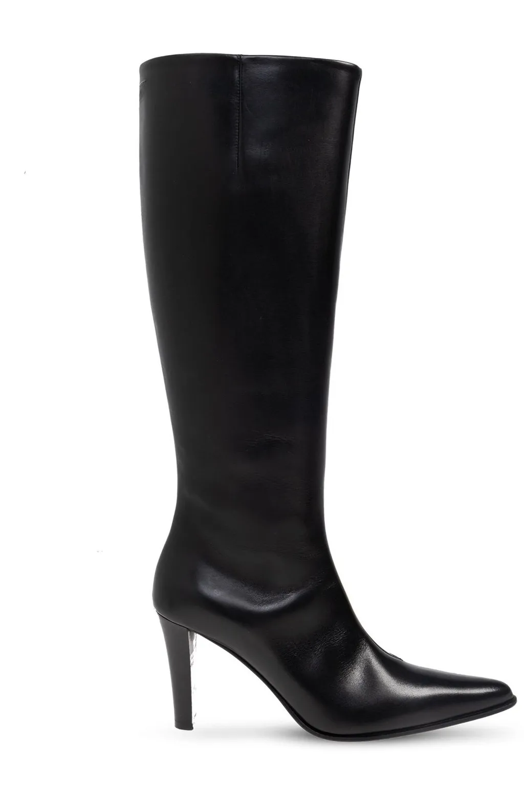 Pointed-Toe Heeled Boots