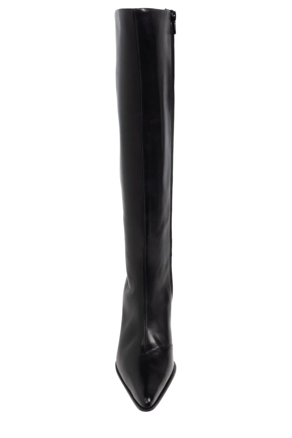 Pointed-Toe Heeled Boots