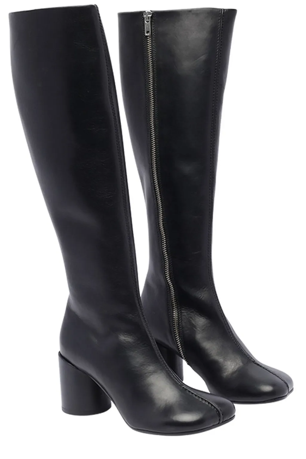 Slip On Knee-High Boots