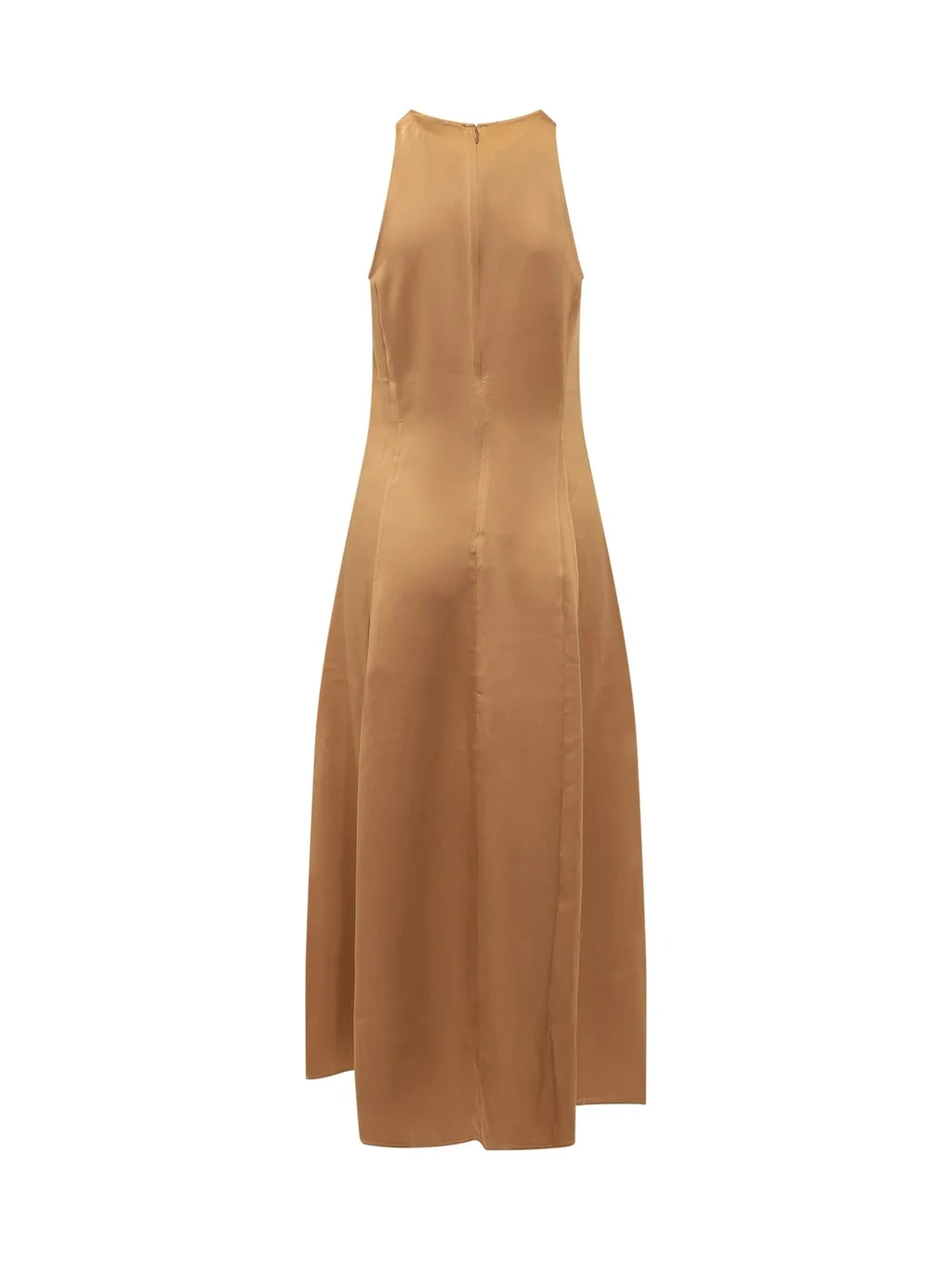 Mina Sleeveless Satin Midi Dress