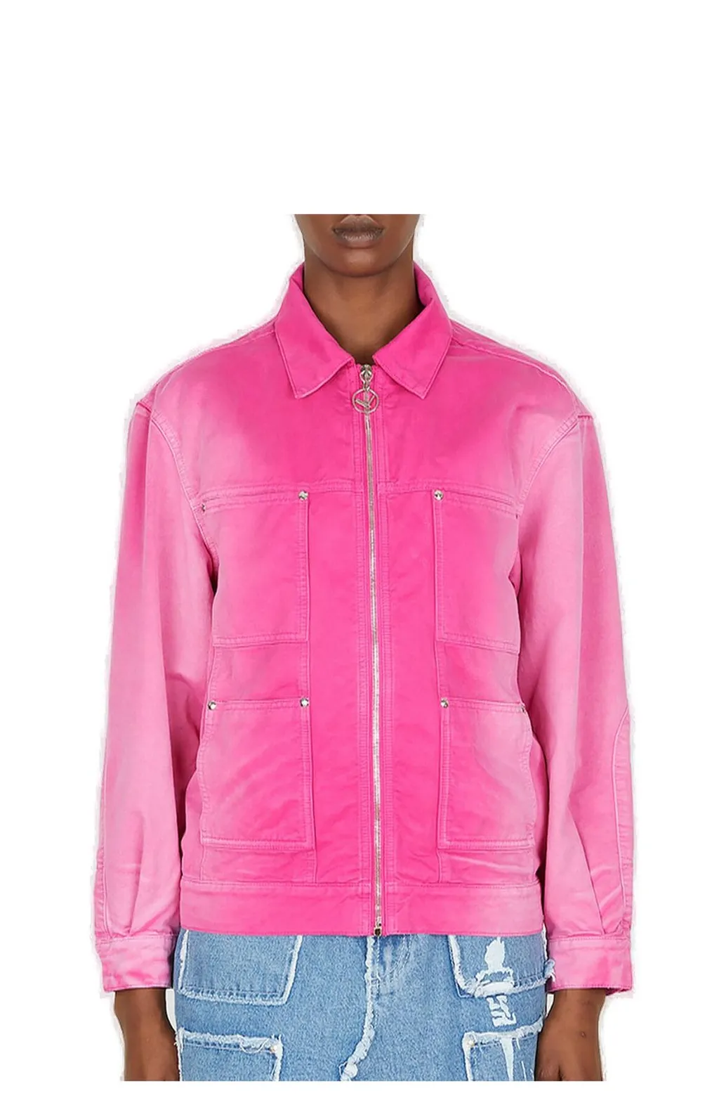 Zipped Trucker Jacket