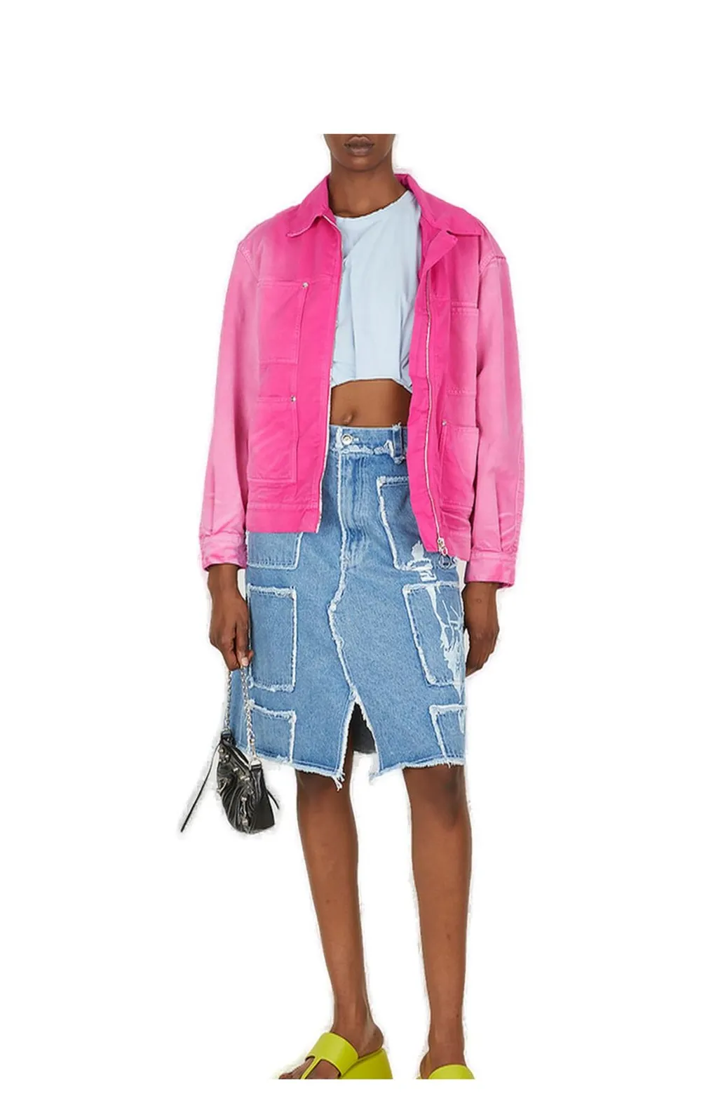 Zipped Trucker Jacket