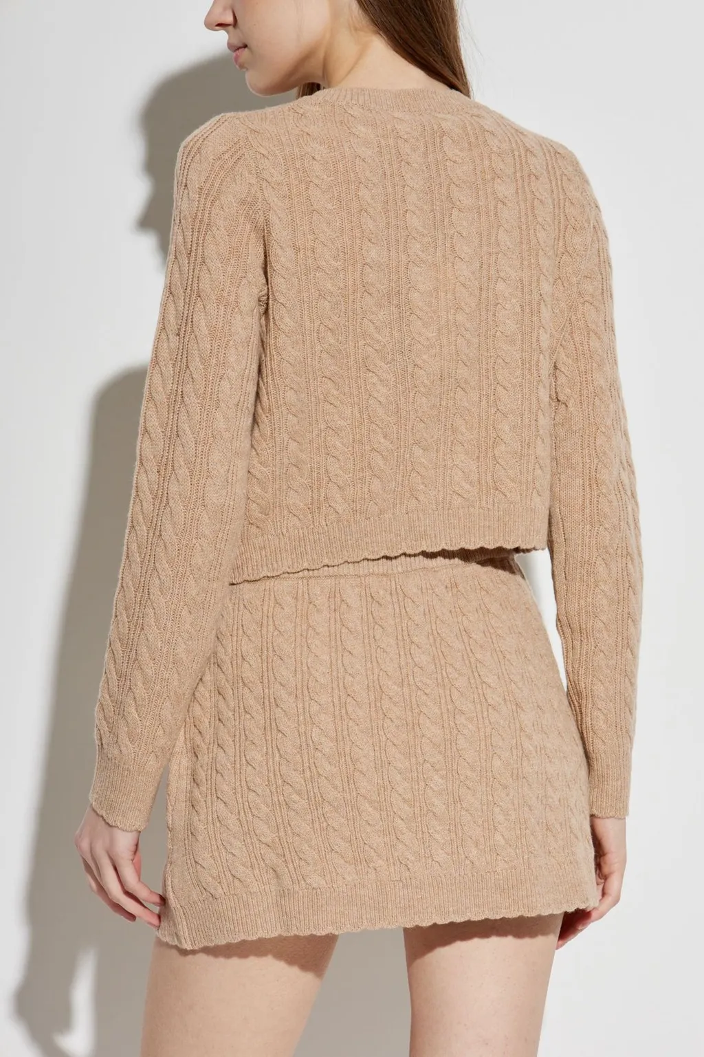 Eugenie Cable-Knit Cardigan