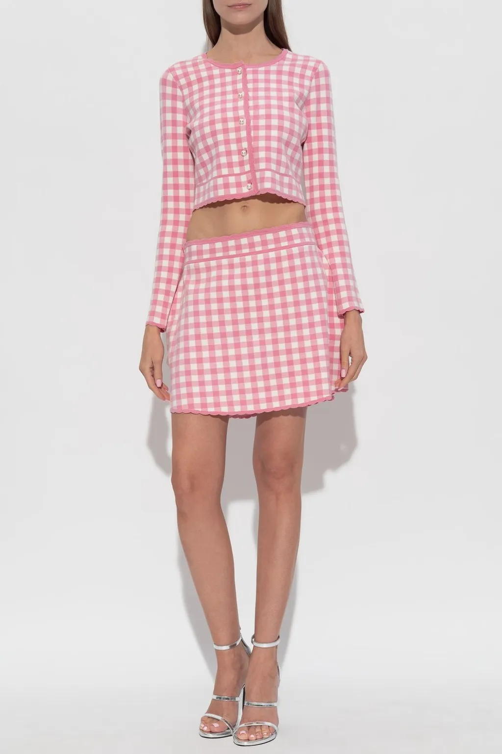 Bridgette Gingham Cardigan