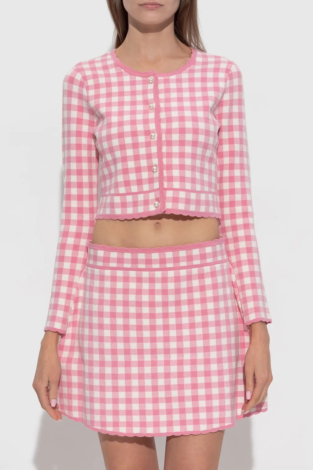 Bridgette Gingham Cardigan