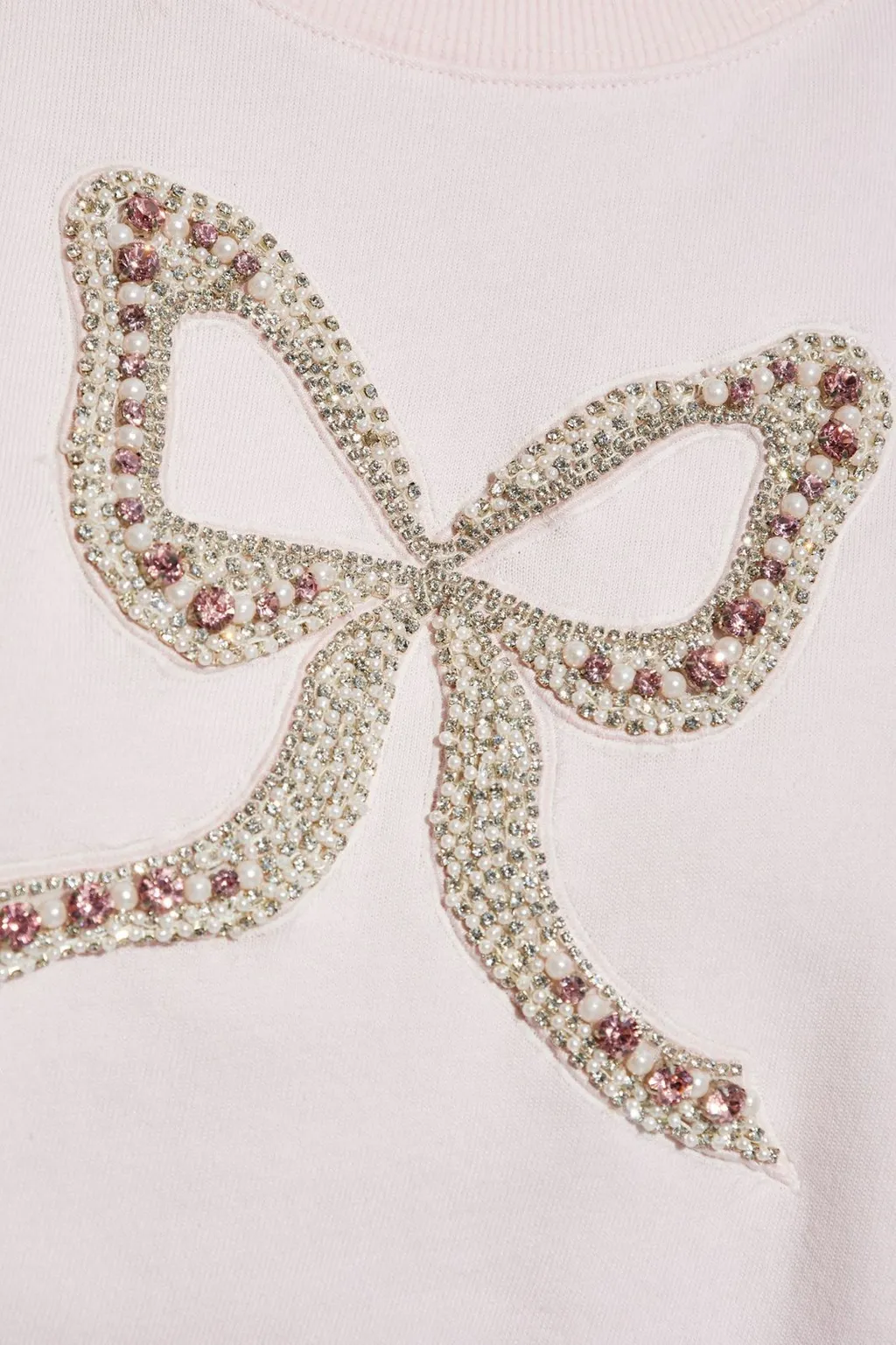 Embellished Bow Sweater