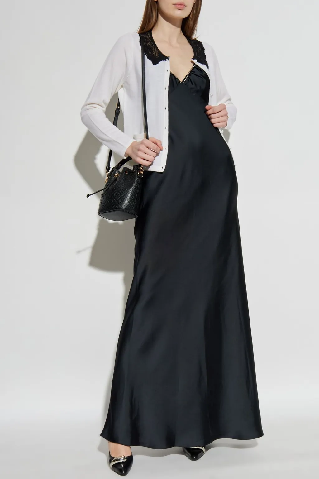 Lace-Collar Cardigan