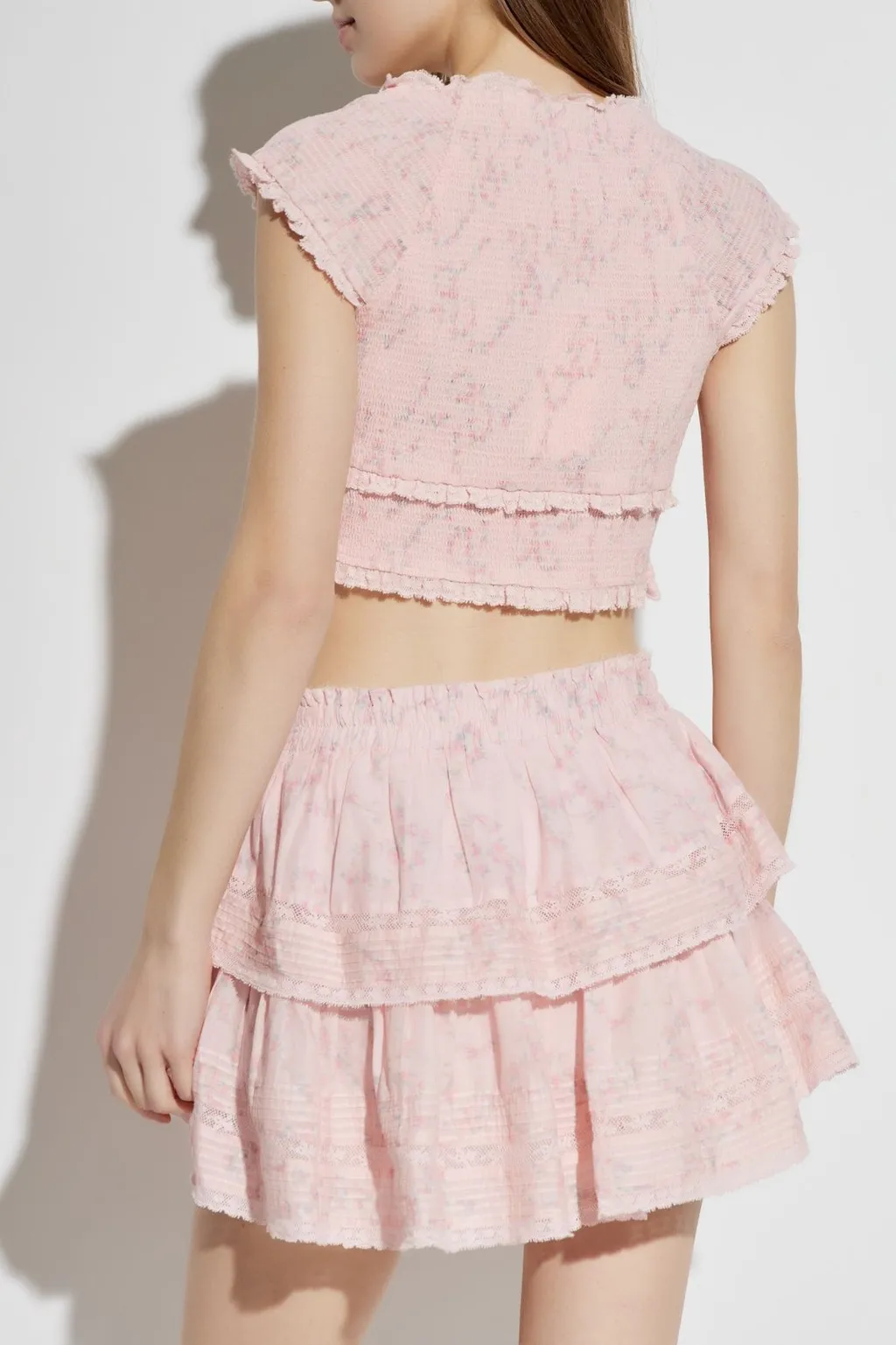 Cambron Ruffled Crop Top